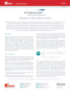 CASE STUDY FlyDoc DOCUMENT DELIVERY  HIGH-TECH
