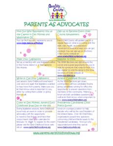 Microsoft Word - PARENTSasADVOCATES.doc