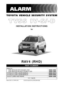 Electrical connector / Cable harness / RHD / Land transport / Transport / Private transport / Toyota RAV4