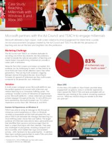 Microsoft Case Study: Advertising Reaching Case Millennials