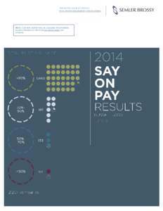 THIS REPORT CAN BE ACCESSED AT HTTP://WWW.SEMLERBROSSY.COM/SAYONPAY NOTE: OUR NEXT REPORT WILL BE AVAILABLE IN SEPTEMBER. PLEASE CONTINUE TO VISIT OUR SAY ON PAY BLOG FOR UPDATES.