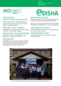 ISSUE 4 VOLUME 12 | July 2014 NEWSLETTER PROLOGUE