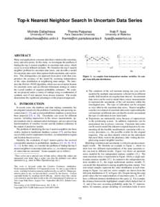 Top-k Nearest Neighbor Search In Uncertain Data Series Michele Dallachiesa Themis Palpanas  Ihab F. Ilyas