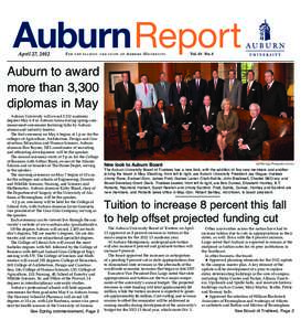 AuburnReport April 27, 2012 For  t h e f a c u l t y a n d s t a ff o f