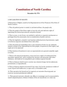 Microsoft Word - 19-Constitution of North Carolina