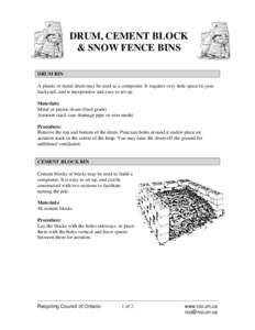 Microsoft Word - Drum Cement Block Snow Fence Bins.doc