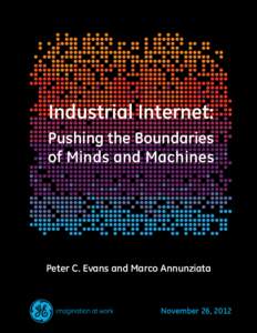 Industrial Internet: Pushing the Boundaries of Minds and Machines Peter C. Evans and Marco Annunziata