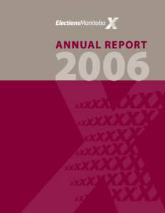 annual Report  2006 An independent office of the Legislative Assembly