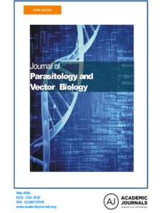 OPEN ACCESS  Journal of Parasitology and Vector Biology