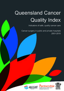 Queensland Cancer Quality Index Indicators of safe, quality cancer care Cancer surgery in public and private hospitals[removed]