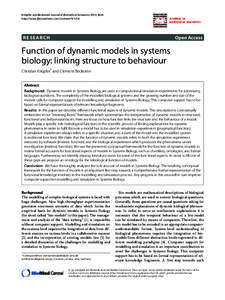 Bioinformatics / Knowledge representation / Information science / Technical communication / Systems biology / Scientific modelling / Mathematical model / Ontology / Minimum Information About a Simulation Experiment / Science / Ethology / Knowledge