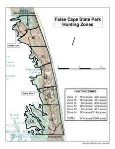 Back Bay National Wildlife Refuge False Cape State Park Hunting Zones