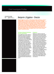 Centre for Ultrahigh Bandwidth Devices for Optical Systems / Consortia / Photonics / Optical Society / Opticians / Pawsey Medal / Optical physics / Ben Eggleton / David N. Payne / Physics / Optics / Electromagnetic radiation