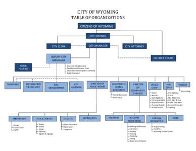 Microsoft Word - CITY OF WYOMING ORGANIZATIONAL FLOW CHART