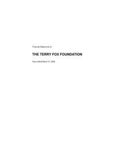Terry Fox Foundation - Mar09FS.cvw