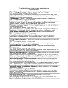 Air pollution / Air dispersion modeling / Emission standard / Sustainable transport / Diesel engine / Diesel particulate filter / Repower / Detroit Diesel Series 50 / Retrofitting / Technology / Pollution / Environment