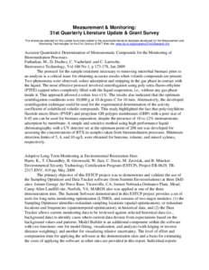 Soil contamination / Environmental engineering / Biotechnology / Ecological restoration / Mass spectrometry / Environmental remediation / Environmental monitoring / Gas chromatography–mass spectrometry / Phytoremediation / Environment / Chemistry / Earth