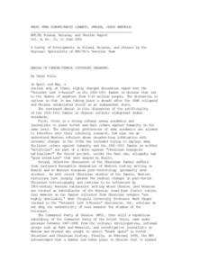 RADIO FREE EUROPE/RADIO LIBERTY, PRAGUE, CZECH REPUBLIC ________________________________________________________ RFE/RL Poland, Belarus, and Ukraine Report Vol. 4, No. 23, 12 June 2002 A Survey of Developments in Poland,