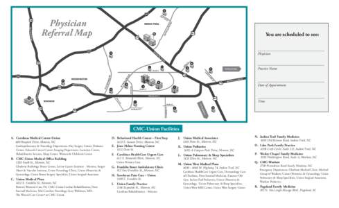 O  Physician Referral Map  CR