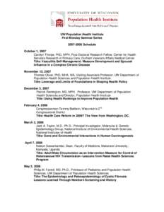 Nelson Sewankambo / Epidemiology / Population health / Makerere University School of Public Health / University of South Florida College of Public Health / Health / Public health / Demography