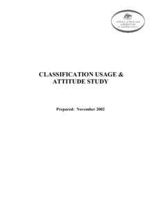 Microsoft Word - Classification UA[removed]Final Report.doc