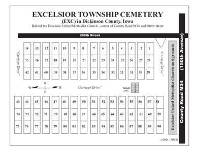 Excelsior Township Cemetery (EXC) in Dickinson County, Iowa 12	  11