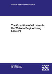 Microsoft Word - EWDOCS-#[removed]v2-The_condition_of_43_Waikato_Lakes_in_th…