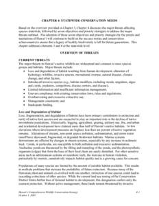 Ecology / Invasive species / Ecological restoration / Wildlife / Island ecology / Endangered Species Act / Introduced species / Endangered species / Conservation biology / Environment / Biology / Conservation