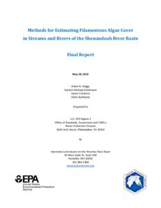 Methods for Estimating Filamentous Algae Cover