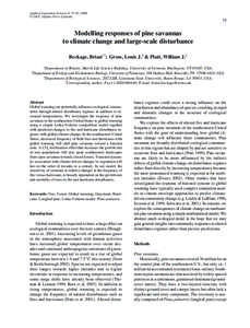 Ecological succession / Ecosystems / Habitats / Ecoregions / Tropical and subtropical grasslands /  savannas /  and shrublands / Savanna / Prairie / Vegetation / Disturbance / Systems ecology / Terminology / Biology