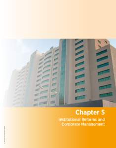 © African Development Bank  Chapter 5 Institutional Reforms and Corporate Management