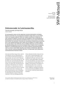 Zeitenwende in Lateinamerika - Venezuela und Kuba nach Hugo Chávez