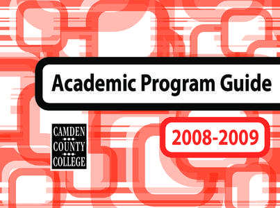 Academic Program Guide[removed] Academic Programs Academic programs at Camden County College are among the most diverse and comprehensive in the country. Transfer programs prepare students for