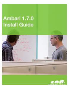 Ambari[removed]Install Guide Ambari[removed]Documentation Suite[removed]