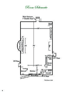 Room Schematic Main Entrance 7’ Double Door 12x14 storage