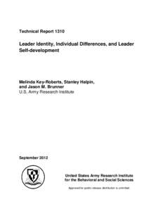 Motivation / Behavioural sciences / Positive psychology / Social psychology / Human behavior / Leader development / Self-efficacy / Industrial and organizational psychology / Leadership development / Leadership studies / Behavior / Psychology