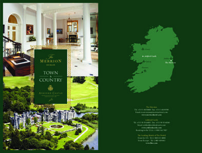 Restaurant Patrick Guilbaud / Ashford Castle / Cong /  County Mayo / Dublin / Merrion / Geography of Europe / Geography of Ireland / Provinces of Ireland