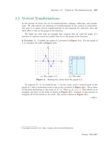 Section 2.5  Vertical Transformations 167