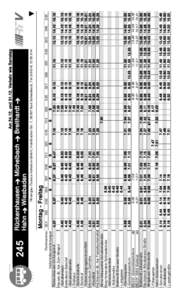 245  Fahrtnummer Verkehrsbeschränkungen Rückershausen Im Aargrund Hausen üb. Aar Zum Wingert