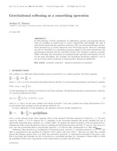 Introductory physics / Jaffe profile / Navarro–Frenk–White profile / Plummer model / Gravitational field / Gravitational potential / Multiple integral / Softening / Physics / Astrophysics / Gravitation
