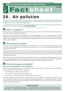 If viewing this page using Acrobat Reader, use the binocular tool to find particular words or phrases  Environmental Defender’s Office WA (Inc) Factsheet