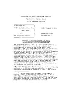 [removed]DECISION CR 37 Walter J. Mikolinski, Jr., Petitioner v. The Inspector General