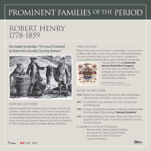 PROMINENT FAMILIES  OF THE PERIOD