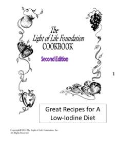 The Light of Life Foundation COOKBOOK