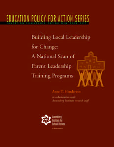 EDUCATION POLICY FOR ACTION SERIES E D U C A T I O N C H A L L E N G E S  F A C I N G