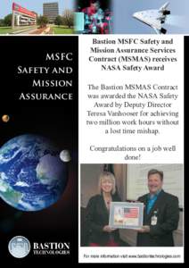MSFC Safety and Mission Assurance  Bastion MSFC Safety and