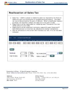 Tax / Public economics / Sales taxes / Business / Political economy / State taxation in the United States / Sales and use taxes in California / Use tax