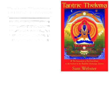 Tantric Thelema Tantric Thelema Sam Webster Non-Fiction / Esoteric