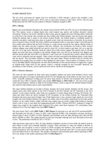 ICCAT REPORT[removed]II[removed]BET- BIGEYE TUNA The last stock assessment for bigeye tuna was conducted in 2010 through a process that included a data preparatory meeting in April (Anon. 2011a) and an assessment meetin