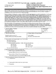 Received by NSD/FARA Registration Unit:05:43 PM OMBNO U.S. Department of Justice; Expires February 28, 2014